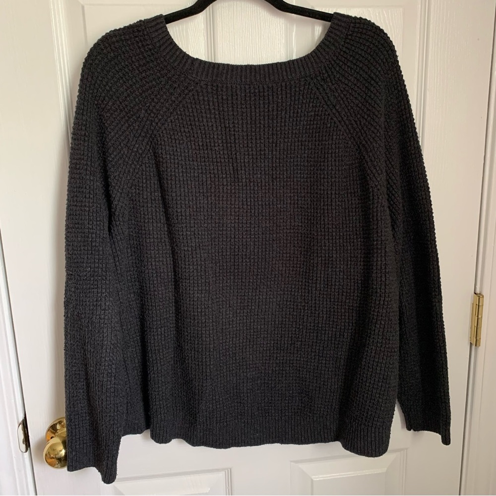 Old Navy xxl gray hi/low sweater - Picture 3 of 3